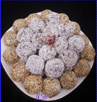 توپک خرمایی چهار مغز مغز دار