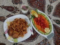 ماکارونی وسالاد فصل