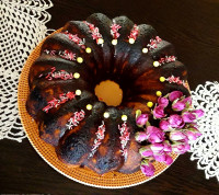 کیک دارچینی بدون روغن