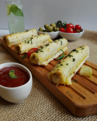 رولت گوشت با پنیر چدار