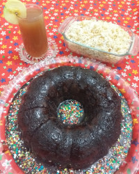 کیک جادویی و گندمک وبرنجک سالم و خانگی