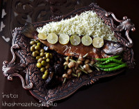 ماهی قزل آلای شکم پر