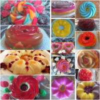 تعدادی از دسر هاو ژله هام