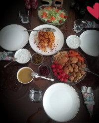 مرغ سوخاری..... اولین مهمونی بعداز عروسیم?