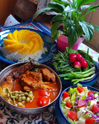 خورش غوره بادمجان