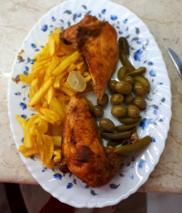 اکبرجوجه و برنج