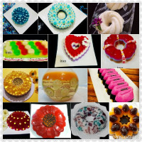 تعدادی از دسرها و ژله ها