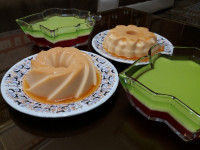 ژله و کرم کارامل