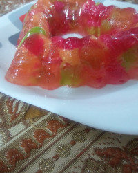 عصرونه کیک-زبرا ژله-خورده-شیشه