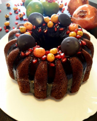 کیک شکلاتی با رویه گاناش