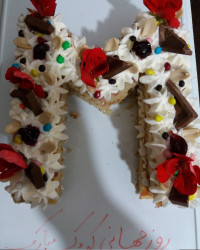 کیک روز کودک برا دخترم