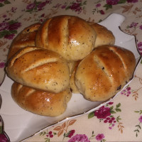 نان خانگی ساده نان تخم خرفه کشمش زنجبیل