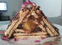 کیک یخچالی هرمی من