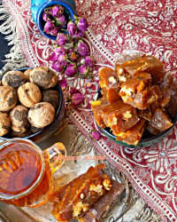 باسلوق شیره انگور و گردو