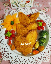 شنیتسل_مرغ سیب_زمینی_تنوری