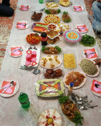 سفره مامان جونم برامهمونای عزیزمون