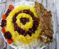 زرشک پلو با ماهیچه