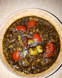 خورشت کرفس . ناهار امروزم . جاتون خالی .