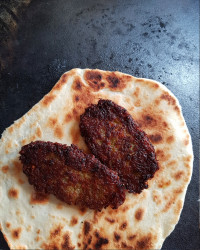 نان خانگی تابه ای