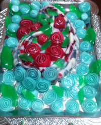 ژله خورد شیشه ورولی