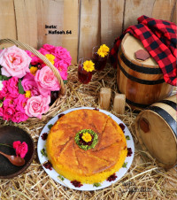 ته چین مرغ با ته دیگ سمبوسه