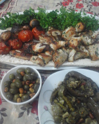 کباب مرغ تند