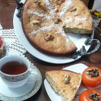 کیک خرمالو و گردو???