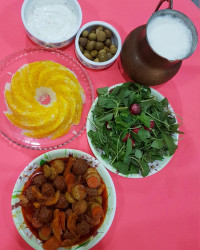 تاس کباب باکوفته ریزه