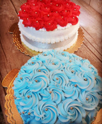 سفارش کیک خامه ای