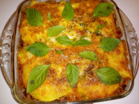 سوفله سیب زمینی و گوشت