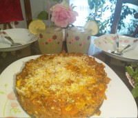 گراتن گوشت و سیب زمینی