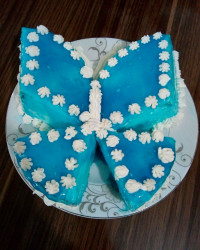 کیک خامه ای با روکش بریلو