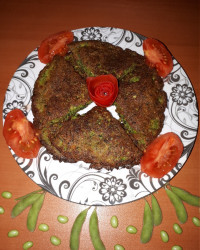 کوکوی سویا سبز . خیلی عالی شده . جای دوستان خوبم خالی .