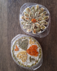 جامبوشلزوسالاد ماکارنی.