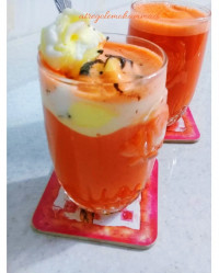 دسر آب هویج بستنی