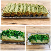 کیک شوید و جعفری پنیری