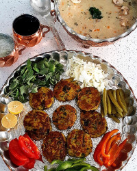 سوپ قارچ و مرغ