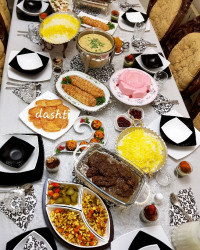 میز مهمانی شام من