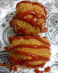 توپک سیب زمینی شکم پر