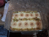 دسرموزی با بیسکویت پتی بور