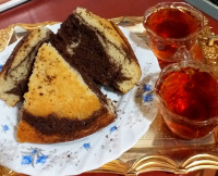 کیک دورنگ من??