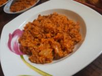 بلغور پلو با عدس