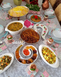 میز ناهار امروزم برای مهمونام