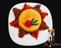 هویج پلو با گوشت چرخ کرده