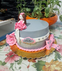 اولین کیک تمام فوندانت من