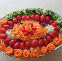 سالاد های فصل من واسه مهمونی پاگشای برادر شوهرم