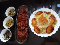 بفرماید چلو مرغ مجلسی