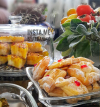 کیک باقلوا زعفرانی