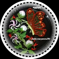 تزیین کوکو سبزی