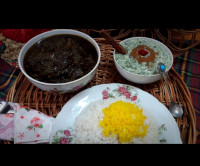 خورش آلو اسفناج